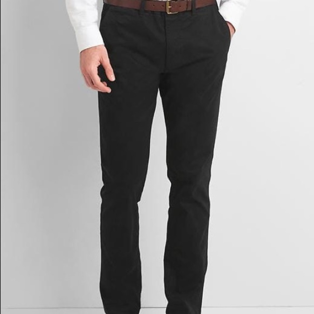 Gap Black Khakis, Slim Fit, size 34x32